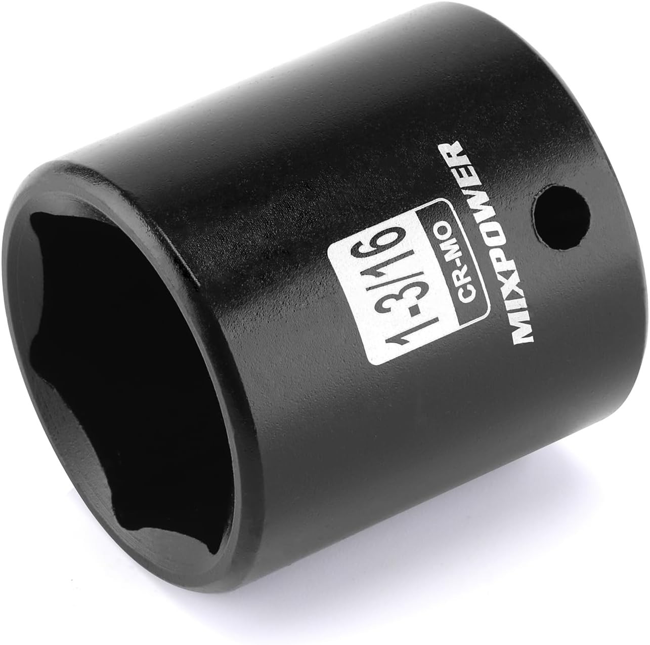 1/2″ Drive Shallow Impact Socket, CR-MO, 1-3/16″, 6 Point, Radius Corner Desi…