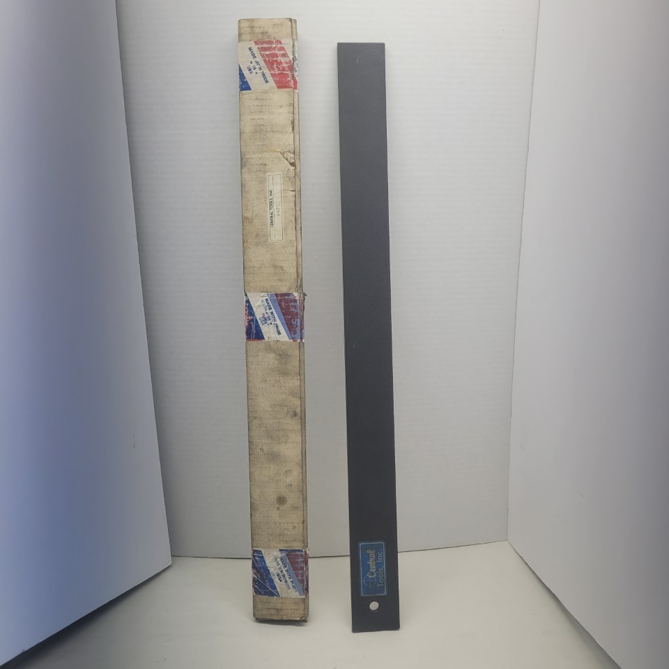 Central Tools 6429 Straight Edge 24 x 1/4″ Great Condition No Rust
