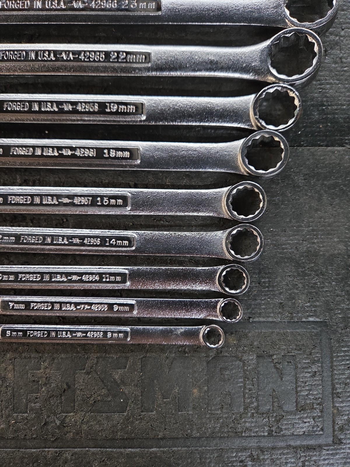 Craftsman Metric Double Box End Wrench Set 12 Point 6mm to 24mm 10pc Made in USA