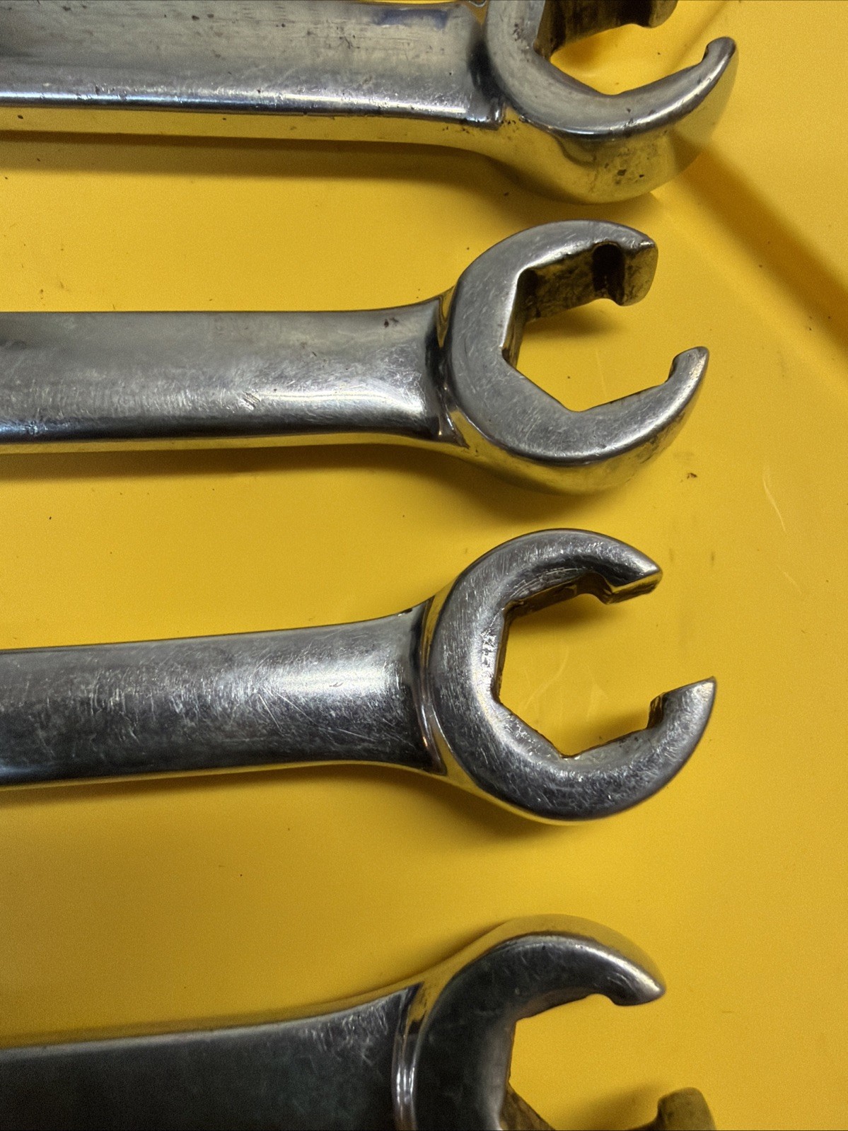 Snap-On Tools USA SAE Open-End RXS Flare Nut Combination Wrench SET of 7