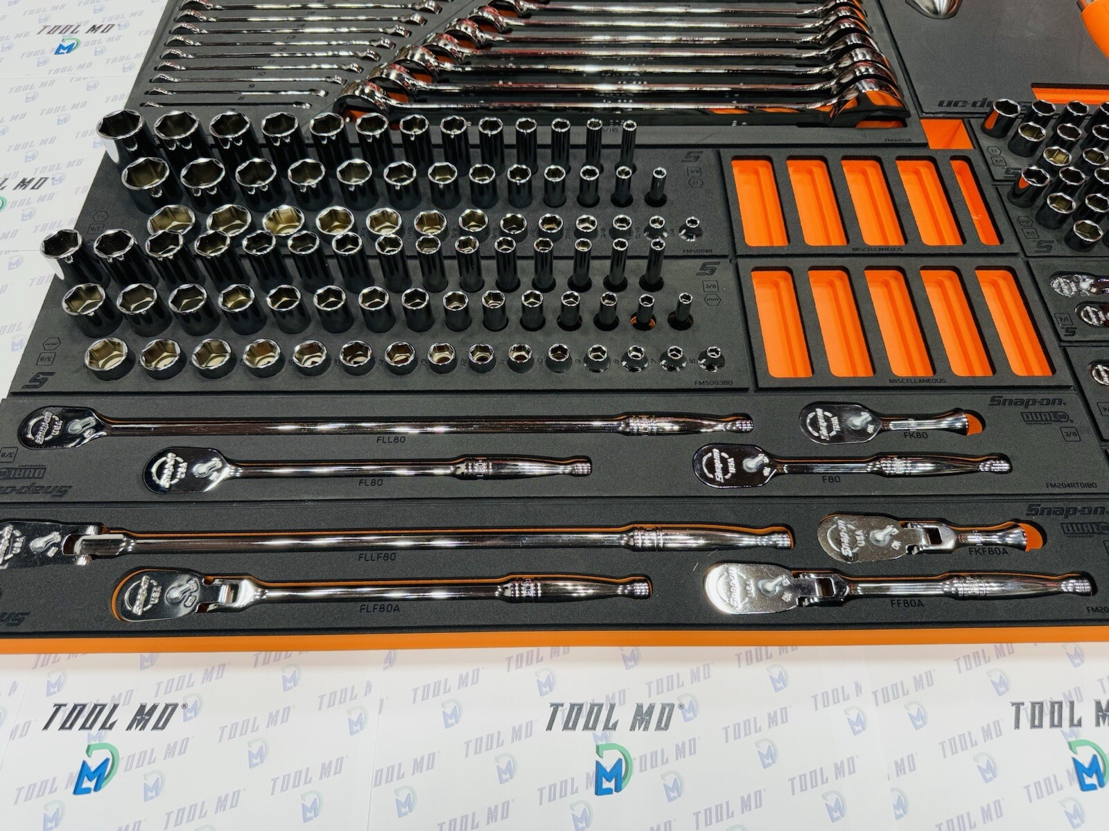 Snap-on Tools USA NEW 334pc ORANGE Master General Service Foam Set 2101GSS01FO