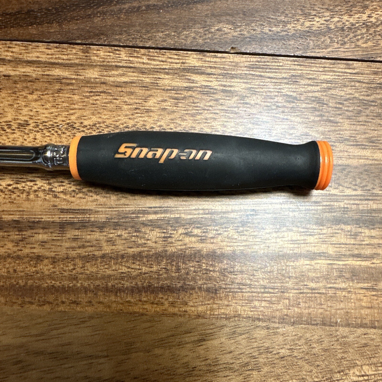 NEW Snap On 1/4″ THLLF72 X-Long ORANGE Soft Grip Flex Head Ratchet FREE PRIORITY