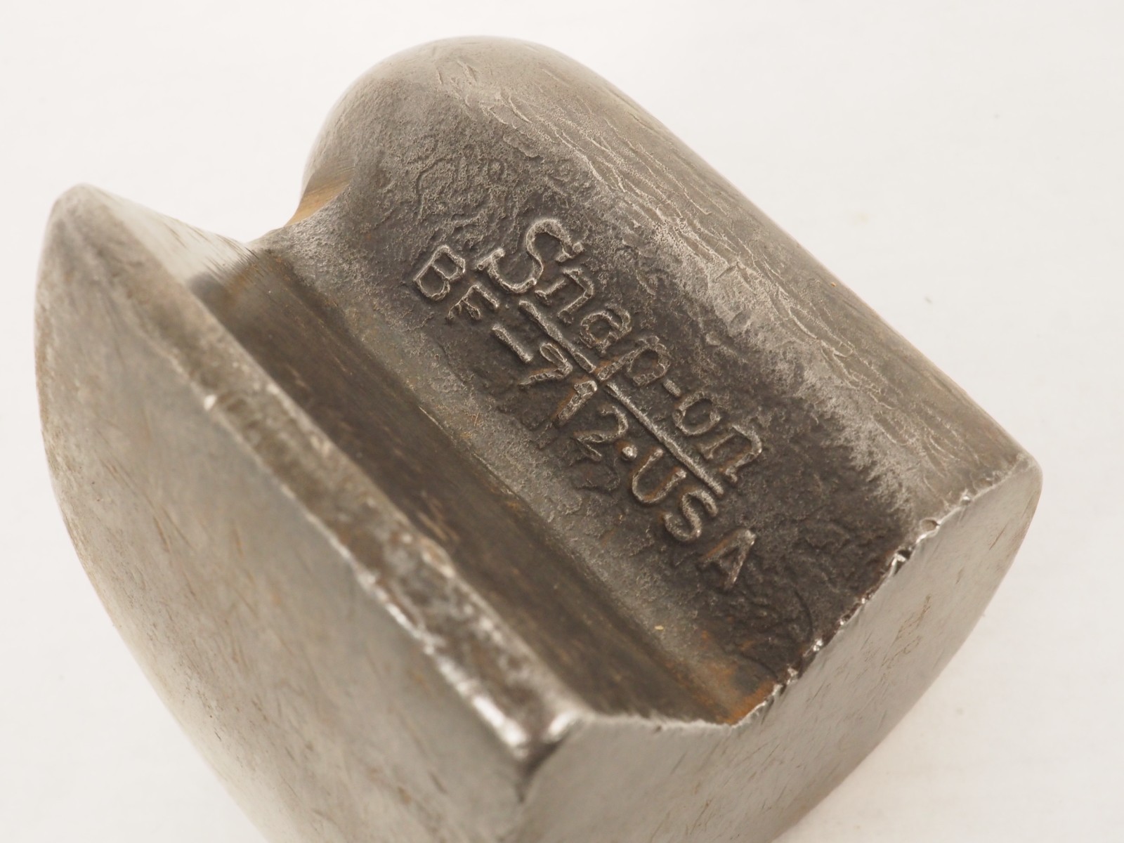Vtg Snap-On BF 712 Auto Body Dollie Panel Repair Hand Anvil USA Underline Rare