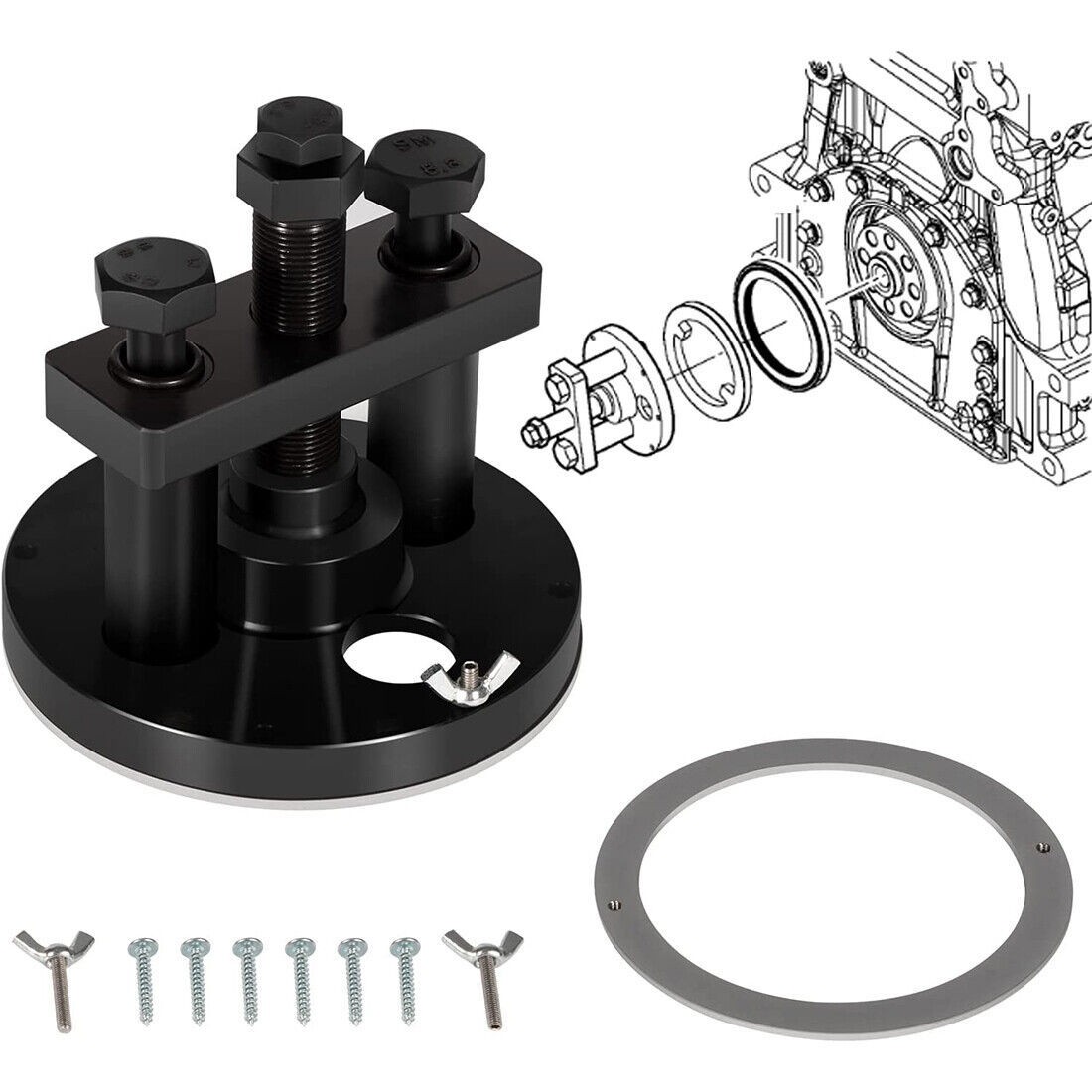 W541589023300 for Detroit DD13 DD15 Front Crankshaft Seal Remover/Installer Tool