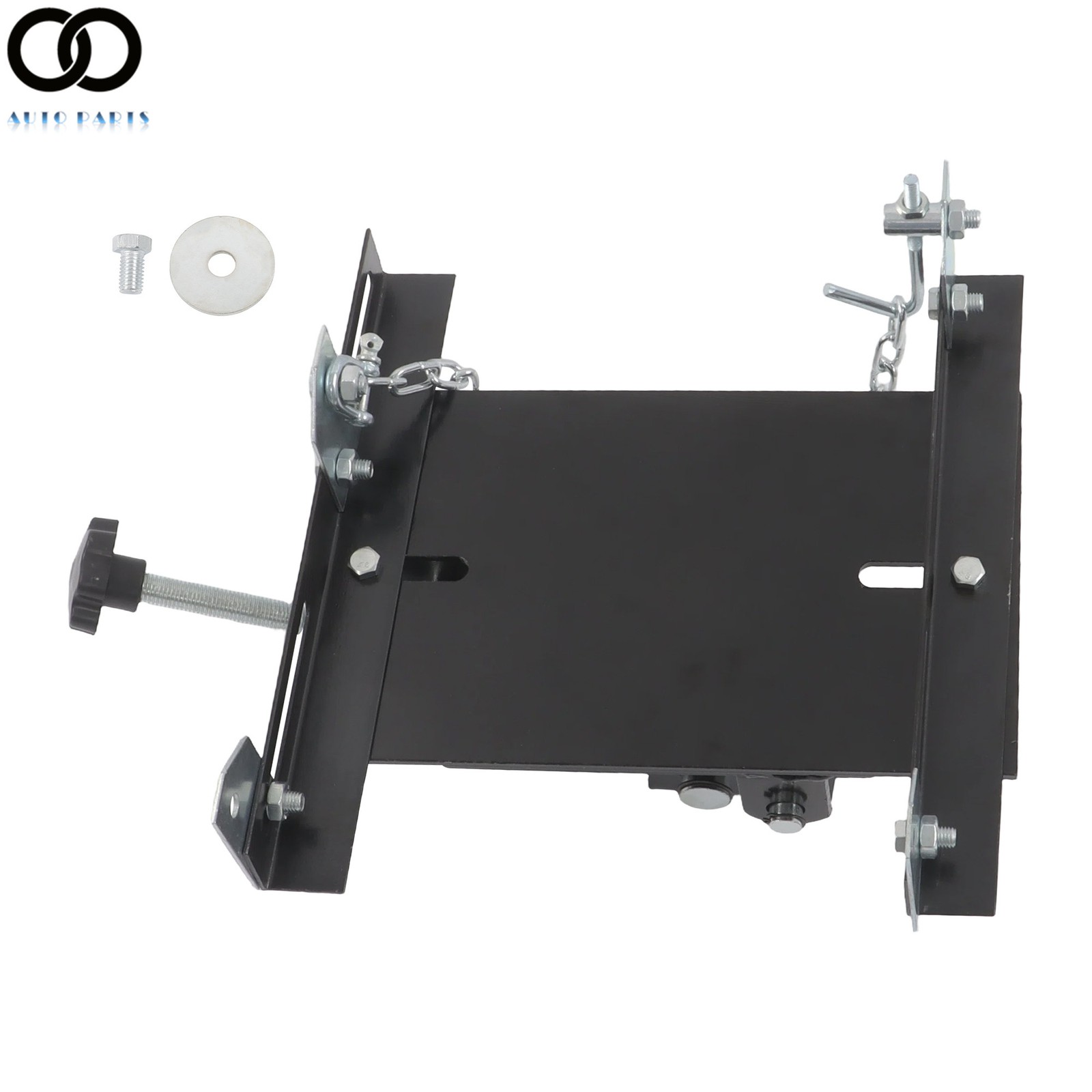 For Vehicle Repairs 1/2 Ton High Capacity Transmission Floor Jack Adapter Black