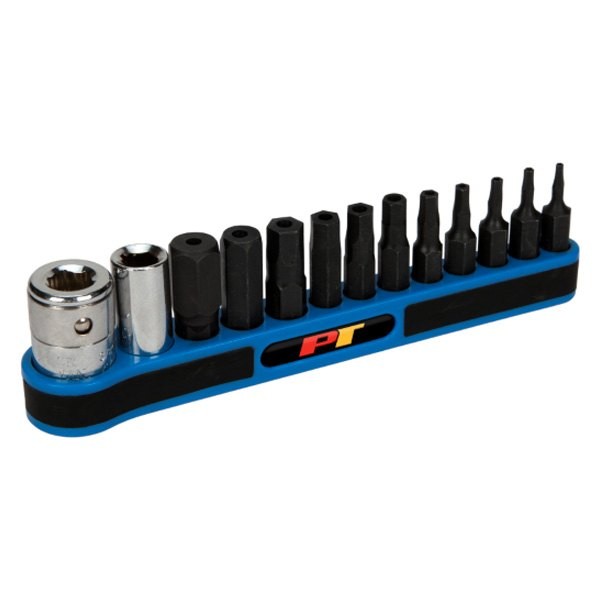 Performance Tool Mixed Drive Size Metric Hex TR Bit Socket Set 13 Pieces