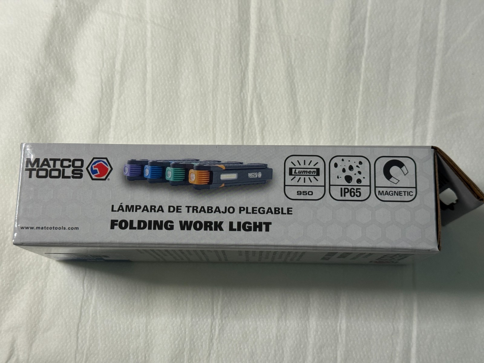Matco Tools Cordless Folding Work Light MWLAG – Green