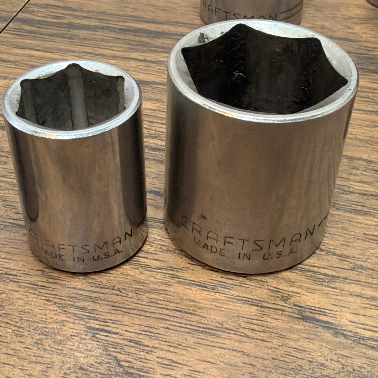 36x CRAFTSMAN Socket Lot SAE – 6pt 12pt – 1/2 1/4 Drive Asst Size Most Made USA