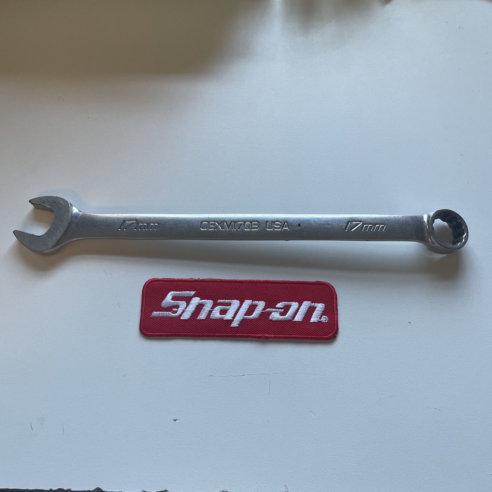 Snap-on Tools 17mm Metric OEXM170B 12-Point Standard Combination Wrench USA