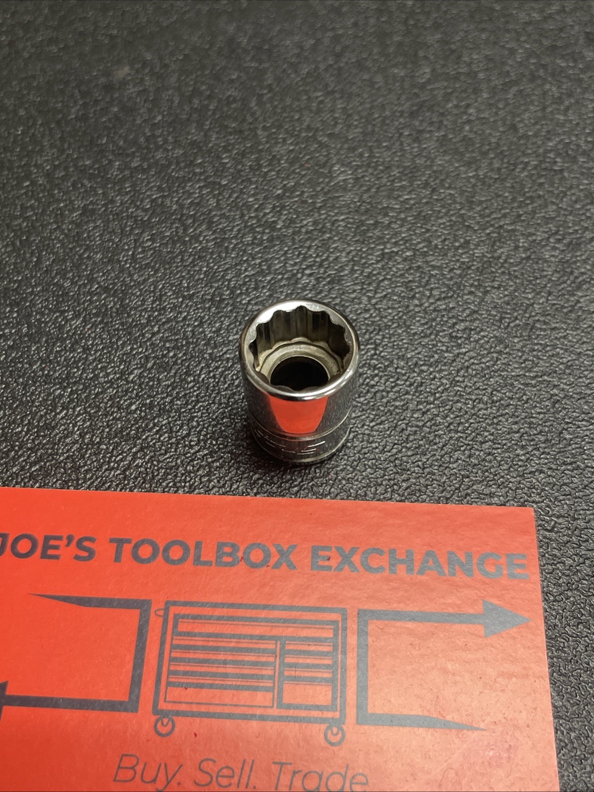 Snap-on Tools USA NEW 3/8″ Drive 12-POINT SAE 1/2” Shallow Chrome Socket F161
