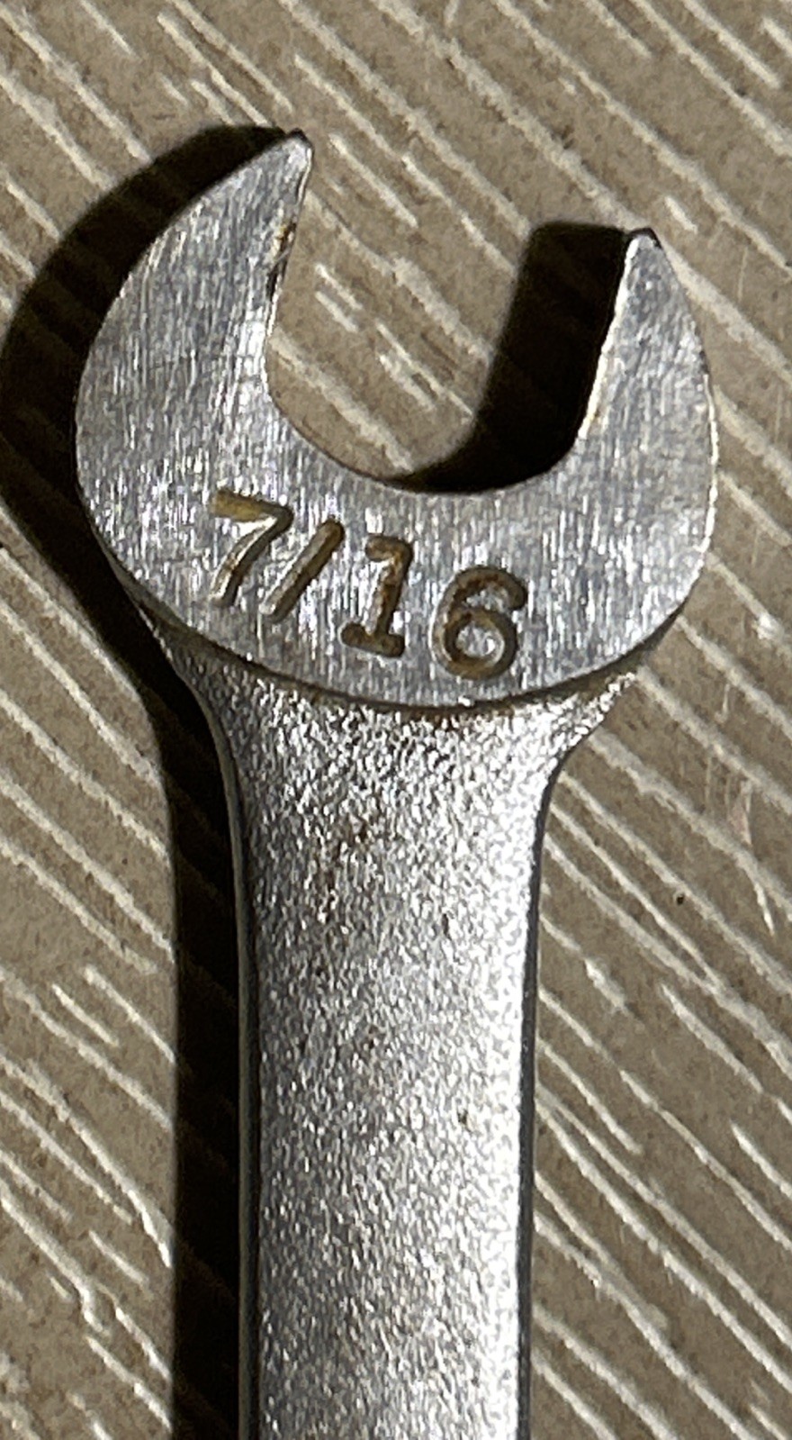 Vintage Craftsman 44475 -v- 3/8 » X 7/16 » tappet wrench open end-USA