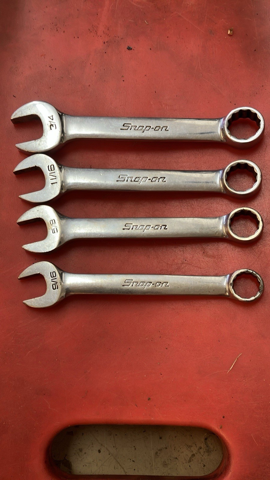 Snap-on Short 12 Point Combination WRENCH SET OEX240 OEX220 OEX200 OEX180