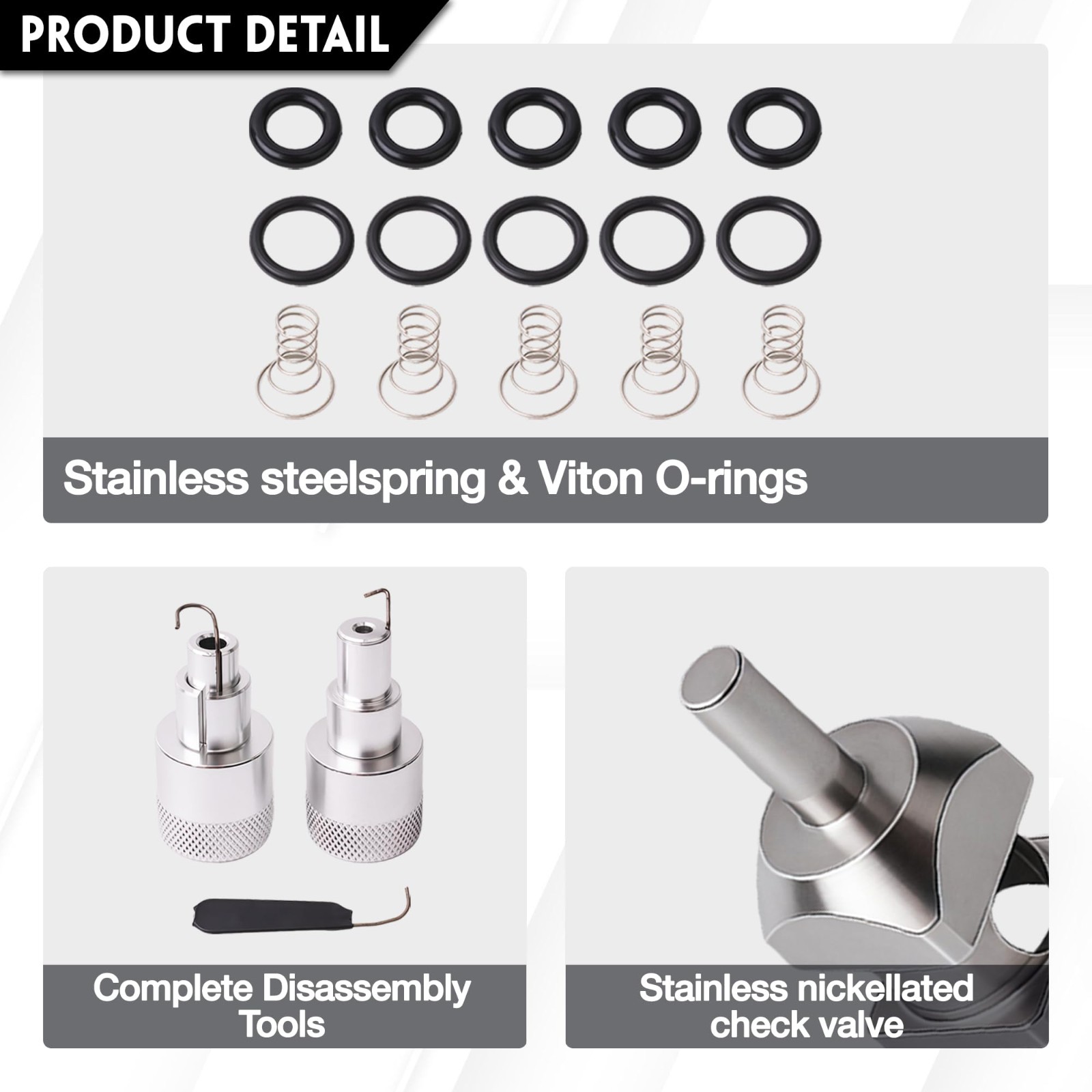 Check Valve Repair Tool Kit for Harley EFI Fuel System 2001-2025,Fuel Line Disc