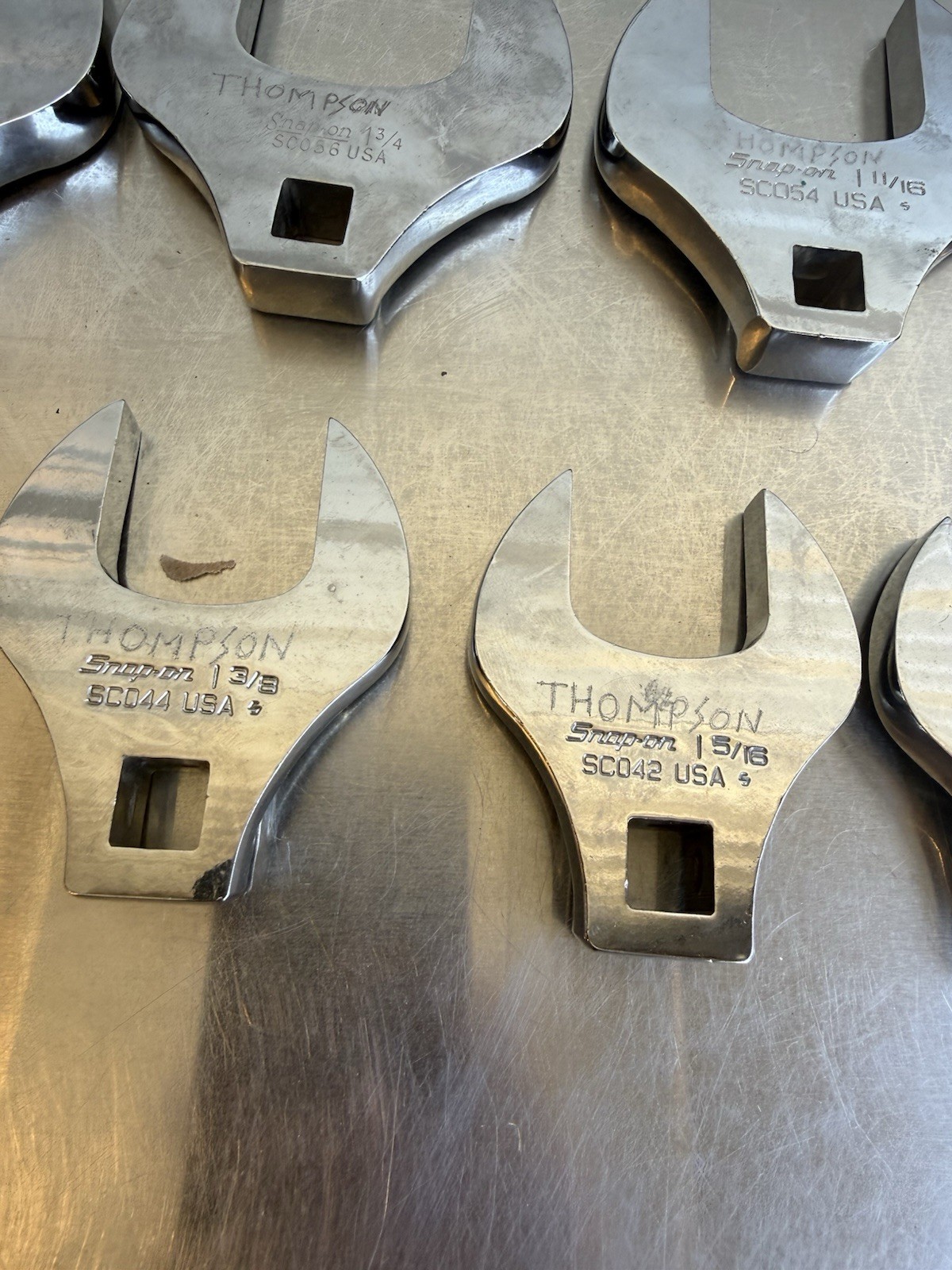 Snap-On SC 11 Piece Crowfoot Wrench Socket 1/2″ Drive SAE