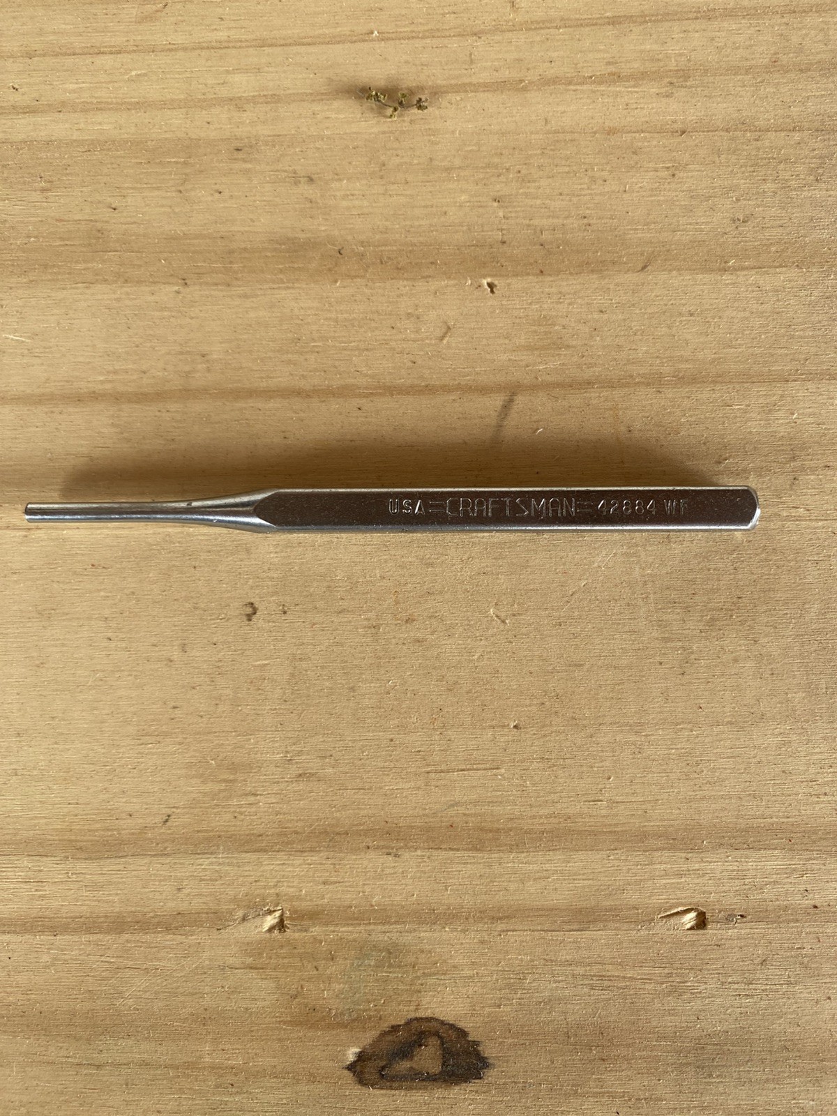 Craftsman Vintage 5/32″ Pin Punch 5 in. 42884 WF USA