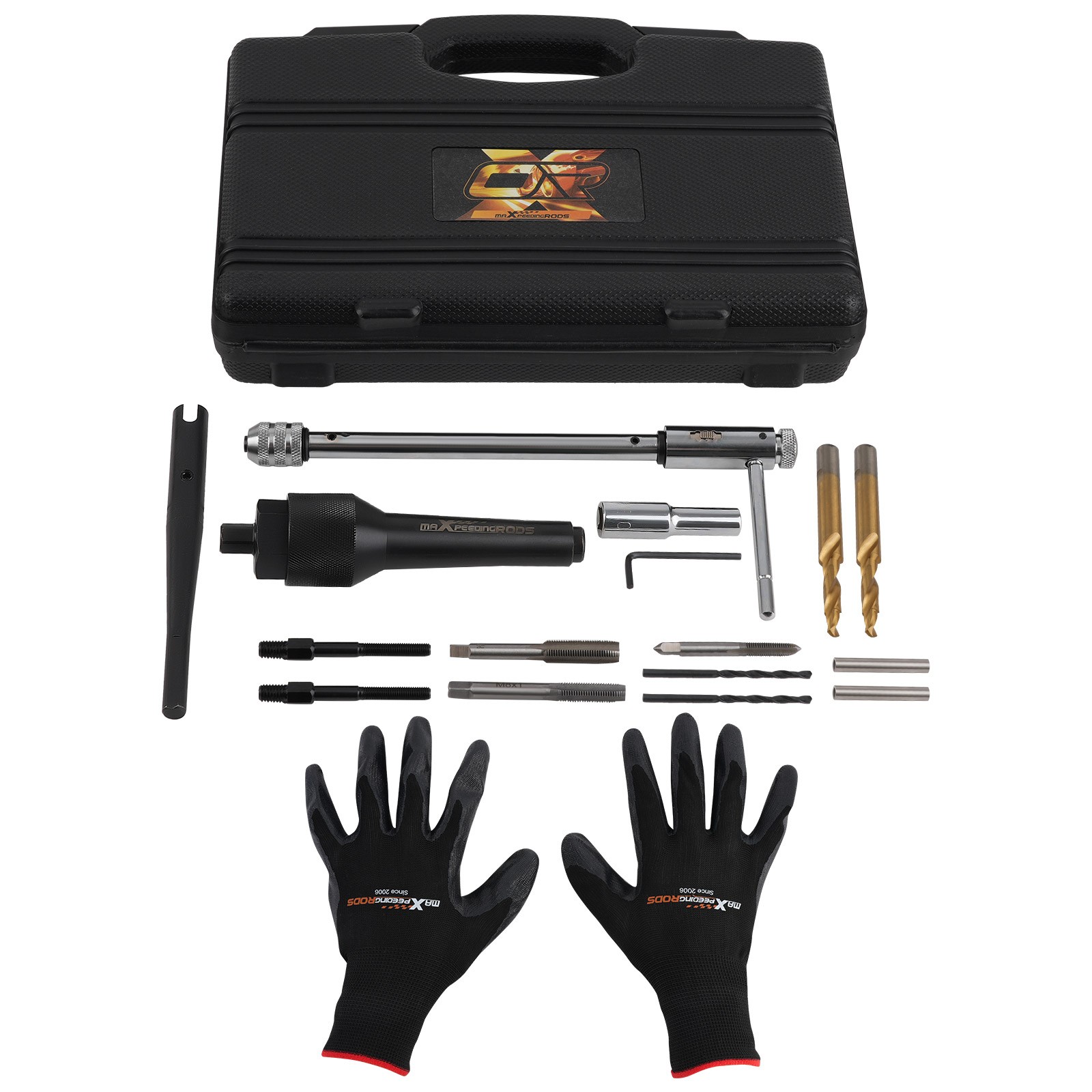 Damaged Glow Plug Removal Remover Tool Kit 16PC Set 8mm 10mm Glow Plugs New