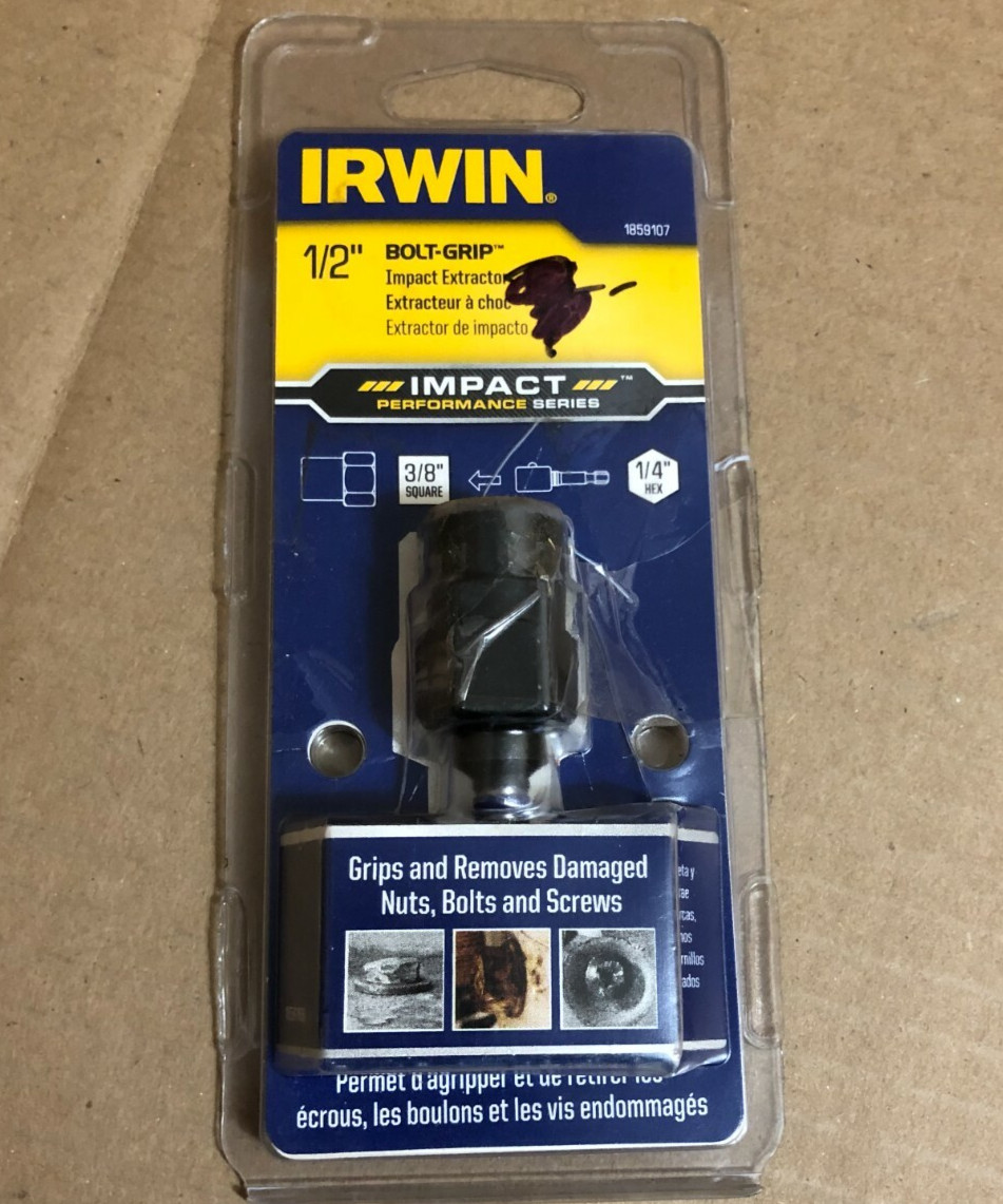 IRWIN 1/2″ Bolt-Grip 1859107 Impact Performance with 3/8-Inch Square Drive **