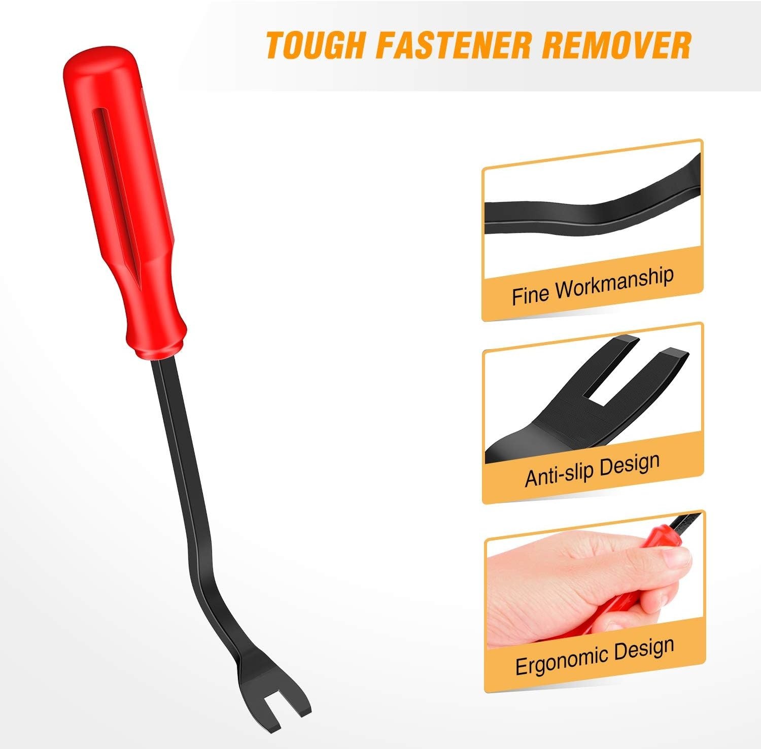 8-Piece Car Trim Tools – Ergonomic and Eco-Friendly Fastener Remover