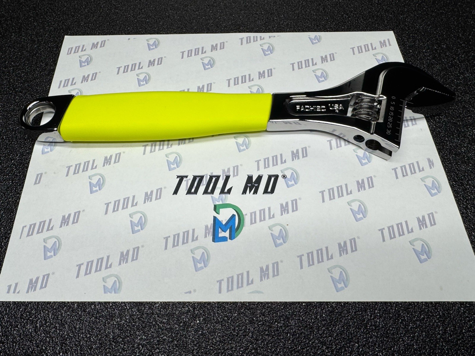 Snap-on Tools NEW 12″ HI VIS YELLOW Flank Drive PLUS Adjustable Wrench FADH12C