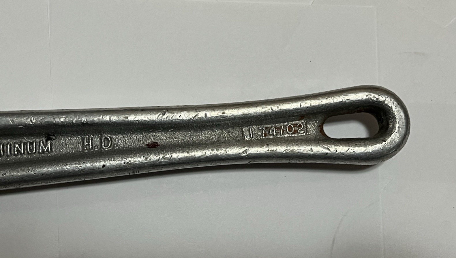 RIDGID 818 Ridge Tool Co 18″ Aluminum Heavy Duty Straight Pipe Wrench 31100 USA
