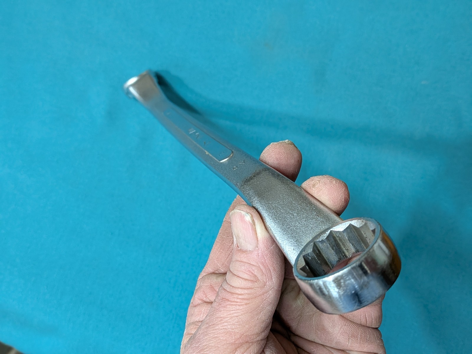 S-K Wayne # B-3032 12pt. Box End Wrench 1″ x 15/16″ x 15-1/2″ Vintage 1960’s Era