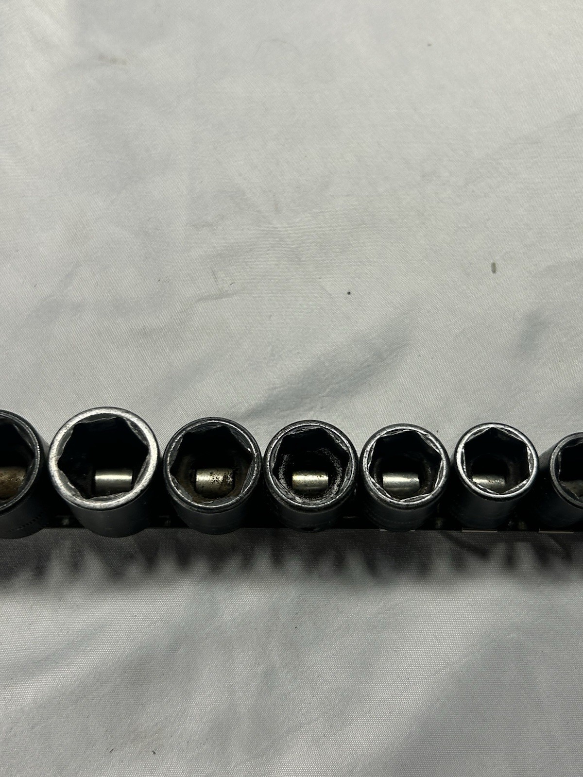 Snap-on™ 3/8″ drive 9mm to 19 mm 11pc 6-pt Shallow Impact Socket Set