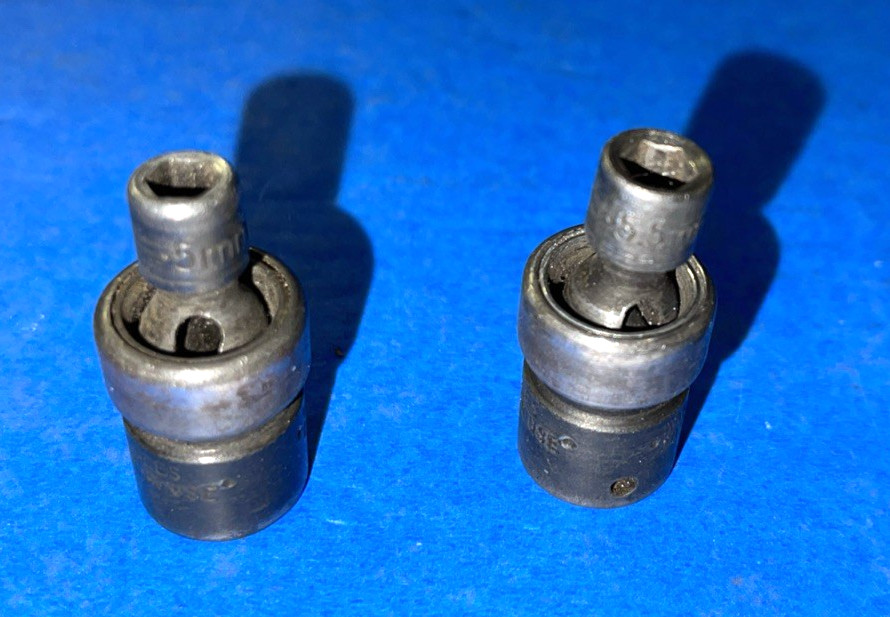 SK TOOLS 4 PIECE 1/4 DRIVE METRIC IMPACT SWIVEL SOCKETS 5, 5.5, 6 AND 11MM