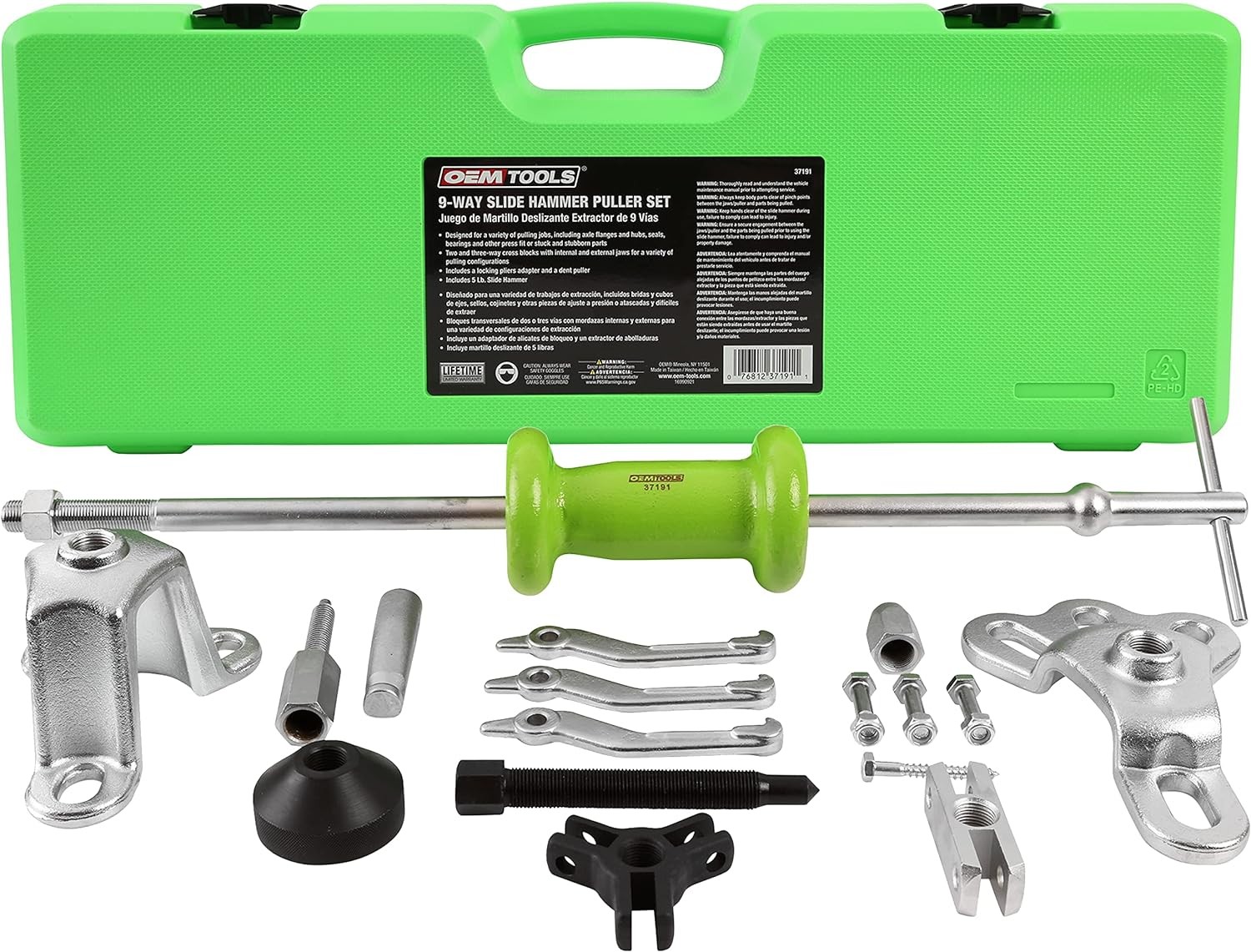 OEM TOOLS 37191 9 Way Slide Hammer Puller NEW