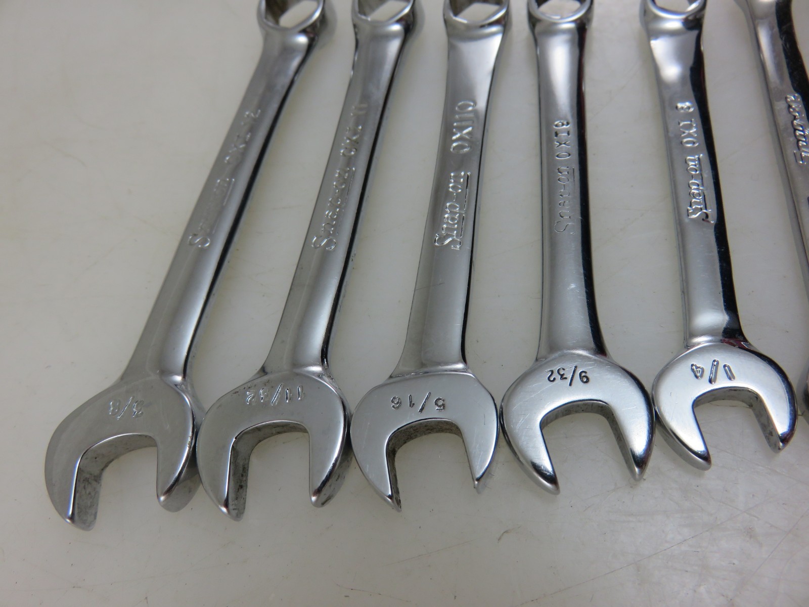 Snap-On OXI709SBK Ignition Combination Wrench 8pc Set + Pouch 5/32″-3/8″ NO 1/8″