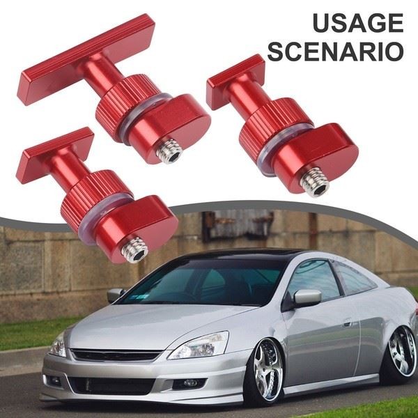 Car Dent Repair Tool 3Pcs Glue Tabs for Paint Dent Removal Easy to Carry