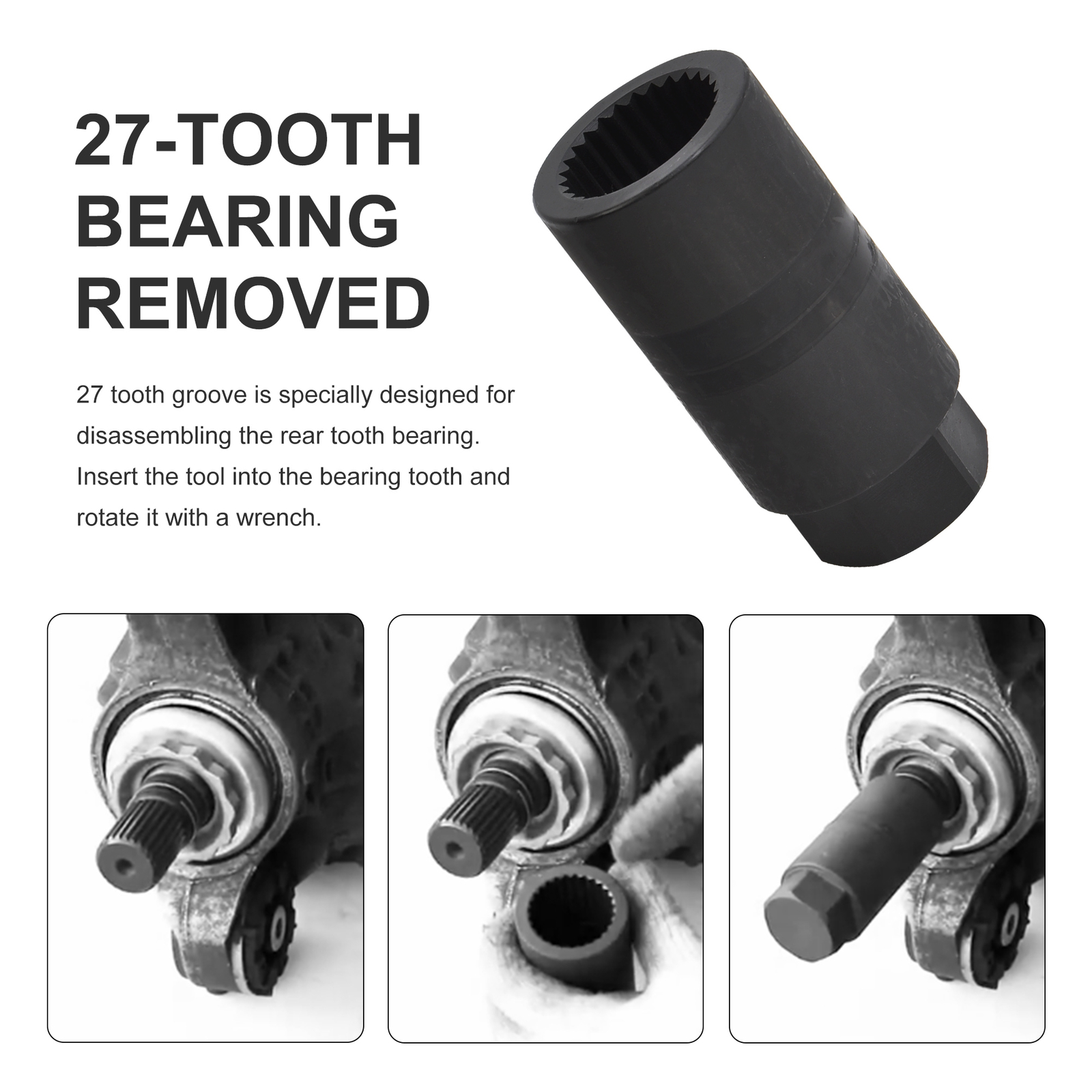 Rear Differential Bearing Remover Installer Tool for Land Rover Range Rover 5.0