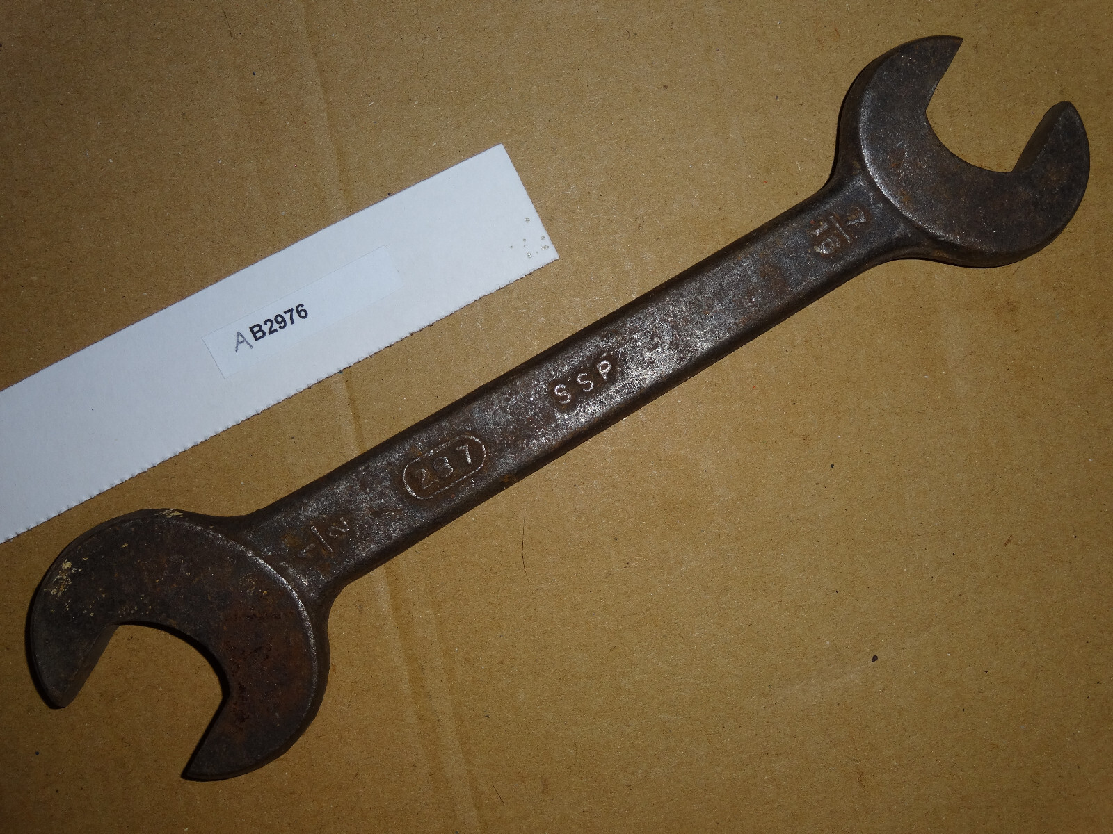 SSP 287 1/2 & 7/16 Double Ended Spanner – Made In England