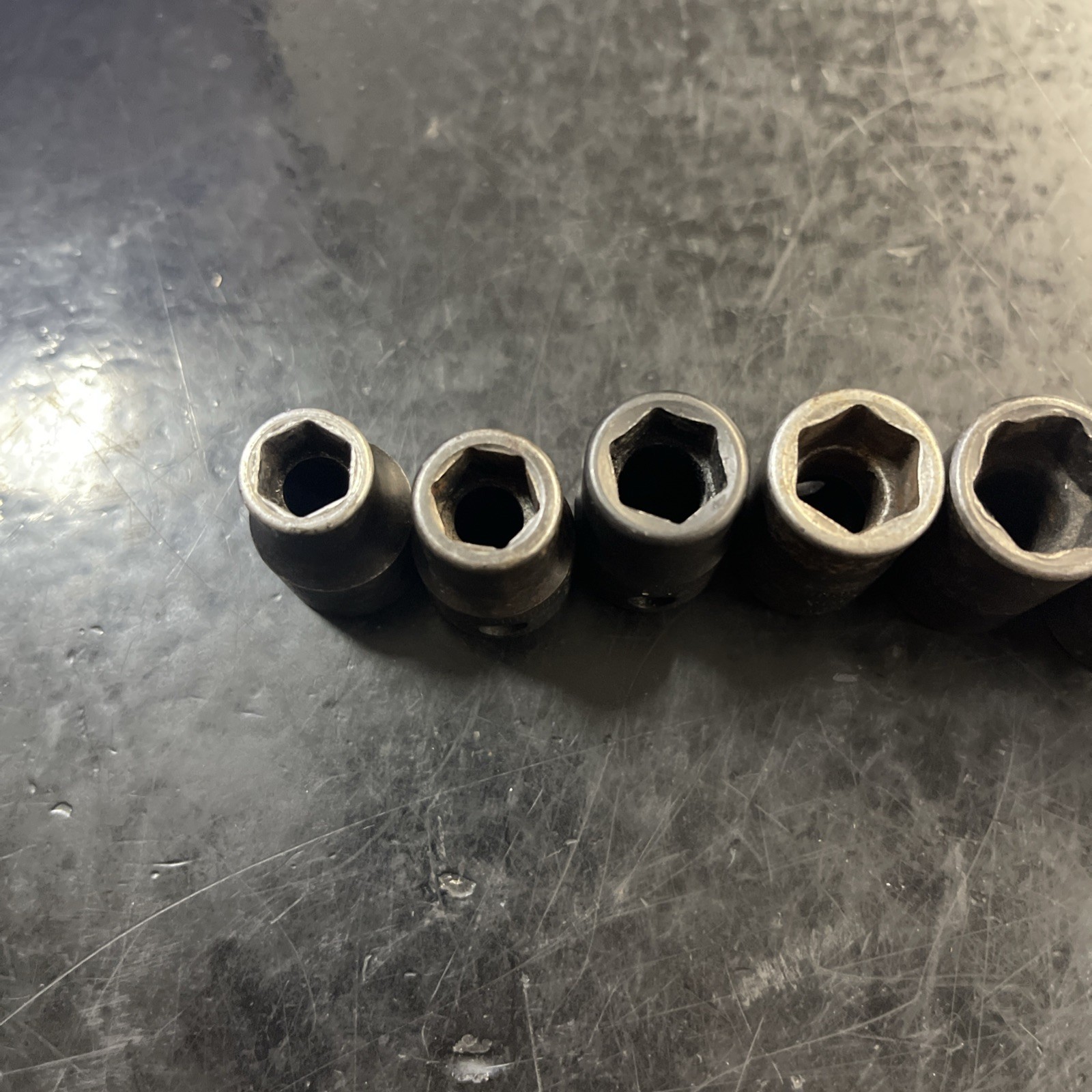 Snap-On 13 Pcs 3/8″ Dr 6pt Deep Impact Sockets 8-19mm + 24mm Missing 18 & 20