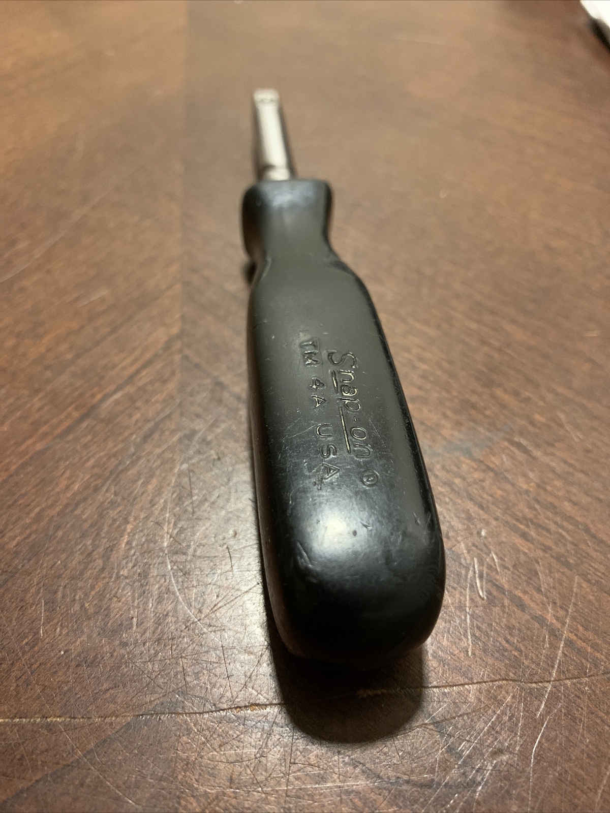 Snap On Tool USA TM4A Vintage Rare Black Handle 1/4”Dr Socket Driver Screwdriver