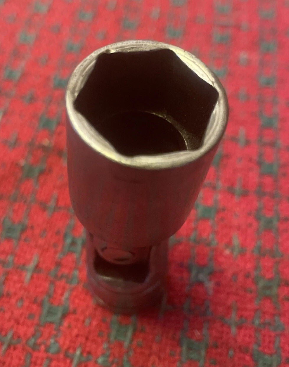 Vintage Snap On 11/16 Deep Swivel Socket 6pt FSU22 3/8” Drive 🇺🇸