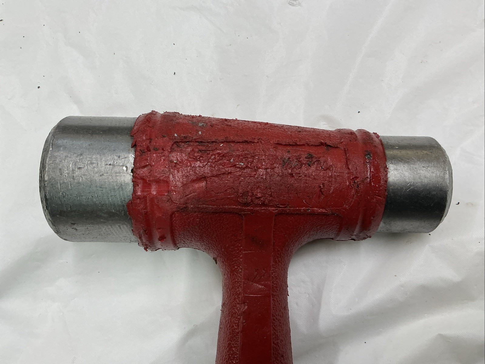 Snap-On HSSD32 32oz Dual-Face Drilling Dead Blow Hammer (Red)