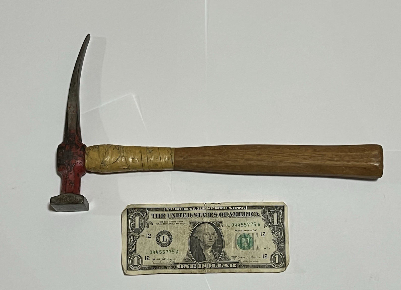 Porter Ferguson BH-5 Auto Body Hammer Curved Chisel Door Skin Forming USA NICE