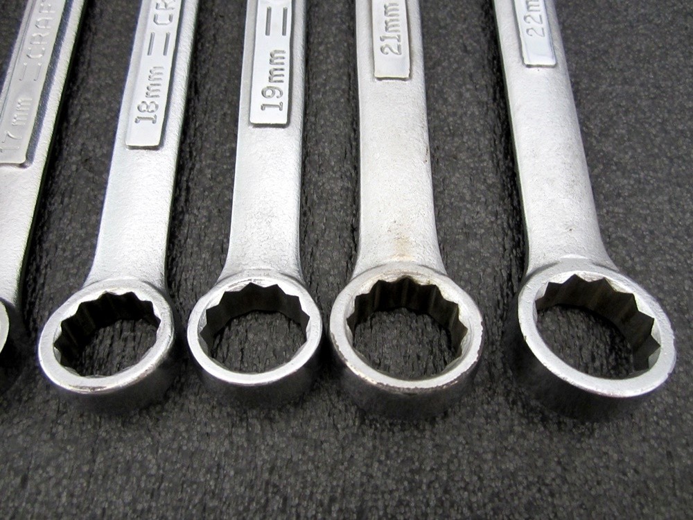 Vintage Craftsman 12pc Metric Combination Wrench Set 10 to 22 Made in USA