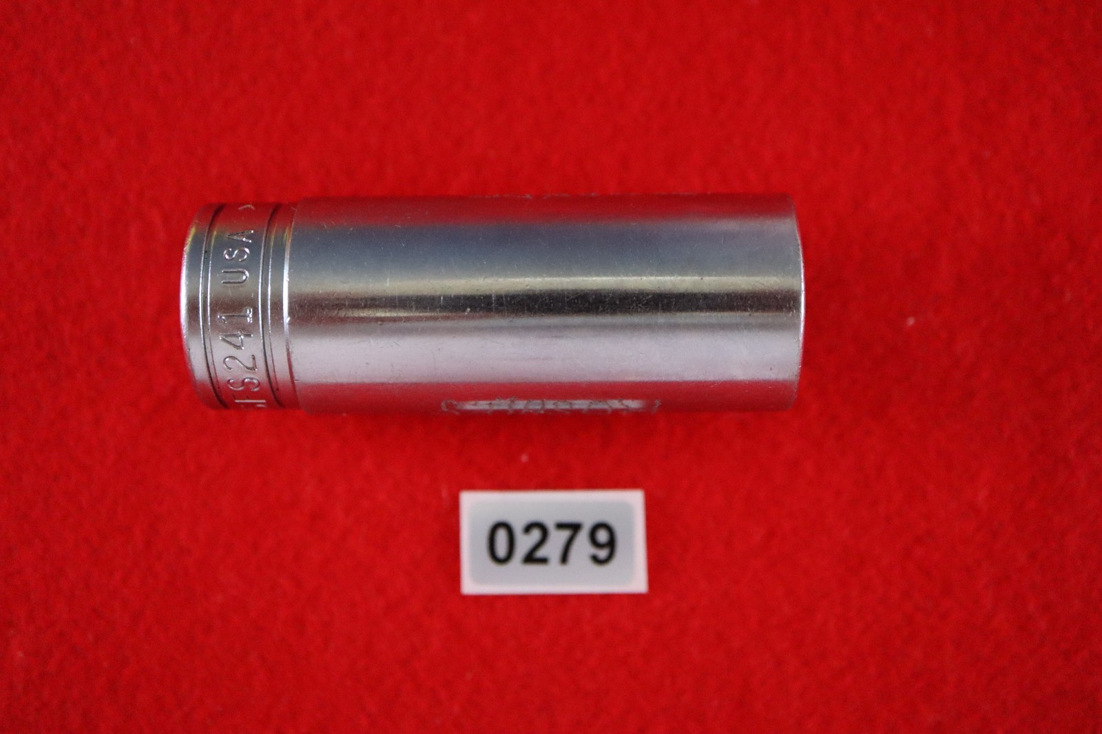 Snap On Tools SFS241 3/4″ Deep Socket 3/8″ Drive 6pt W/ Owner’s Marks. Lot 279