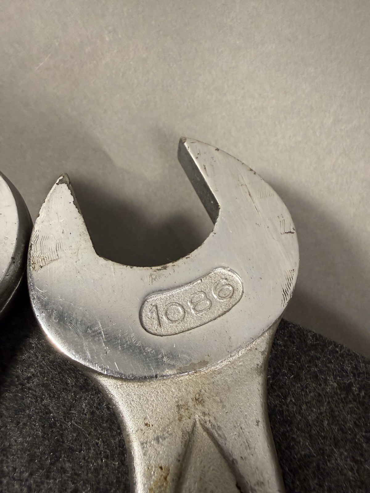 Indestro #1086 1087 & 1089 Vintage Large Combination Wrenches.1-3/8,1-7/16,1-5/8