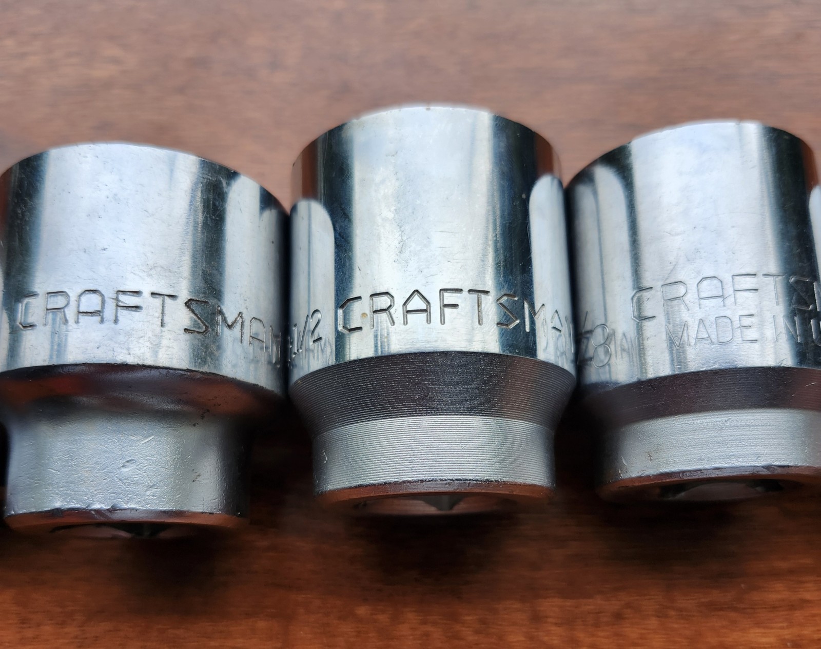 3/4” Drive Socket Lot 8 CRAFTSMAN THORSEN PROTO 2″ to 15/16″ USA Pre-Owned