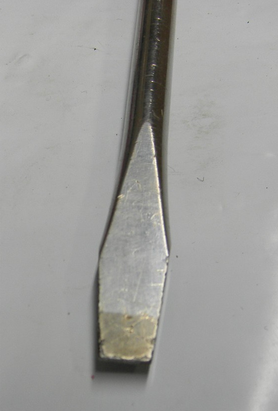 SNAP-ON RED SOFT GRIP FLAT TIP 5/16″ BLADE STANDARD SCREWDRIVER #SGD6BR
