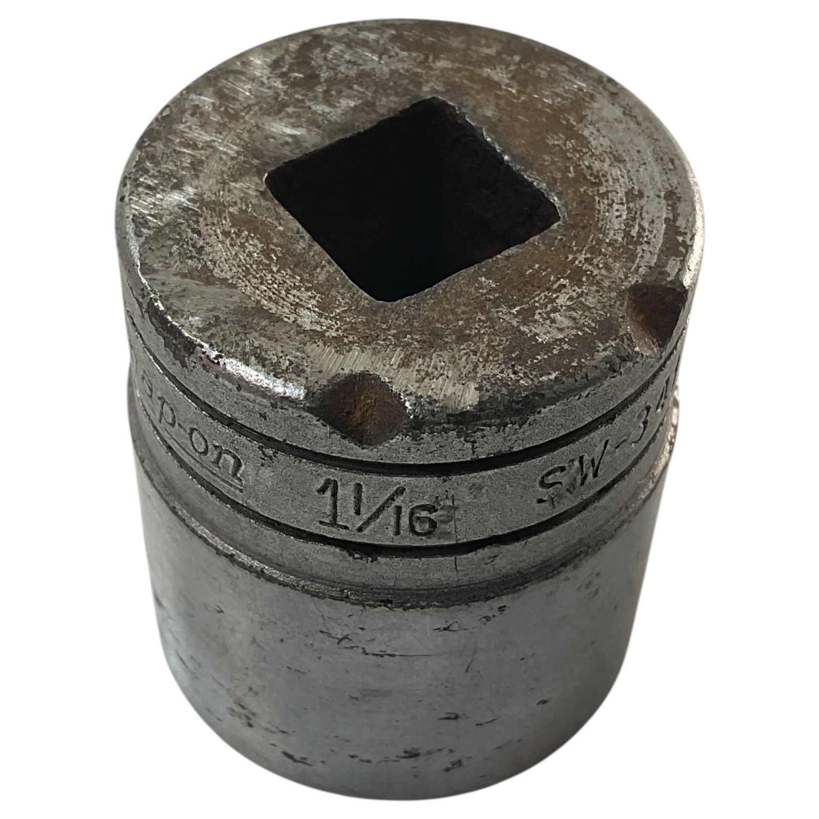 Snap-On Socket 1-1/16″ SW341 1/2″ Drive 12 Pt As Pictured Mechanic Tool USA