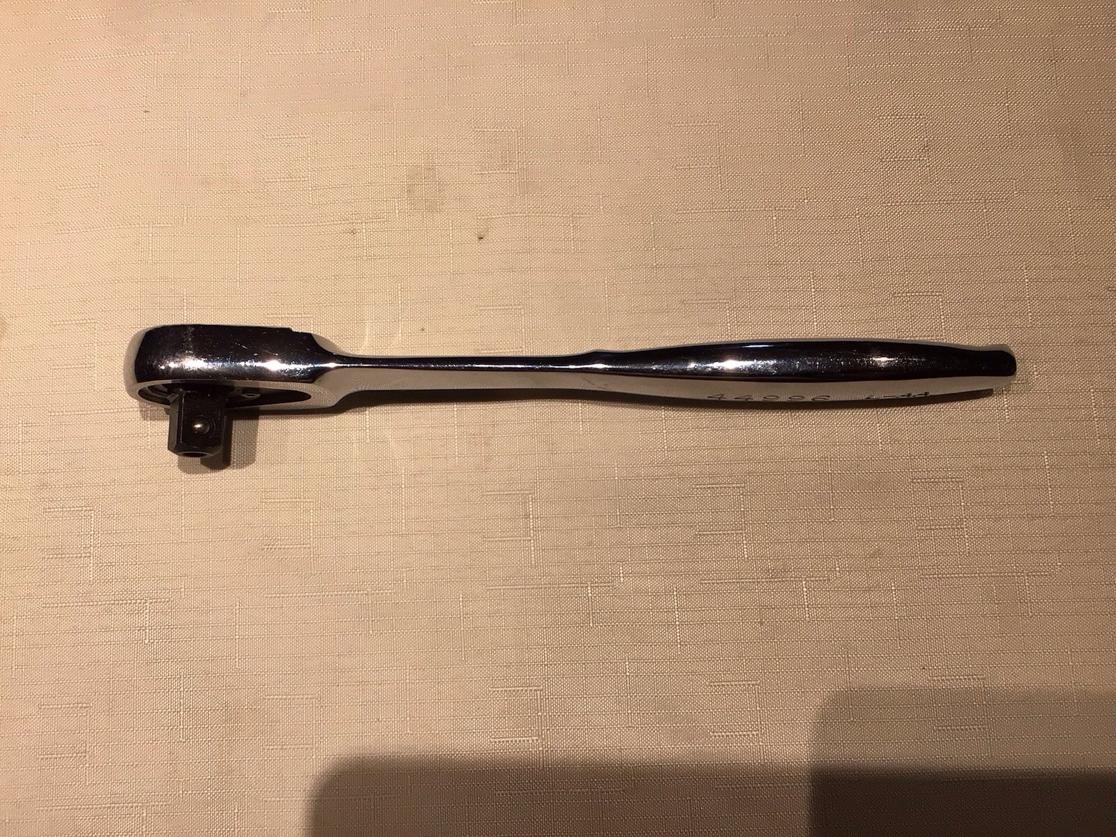 Sears Craftsman Thin Profile Ratchet 1/2” Drive 44996 L-AA Polish