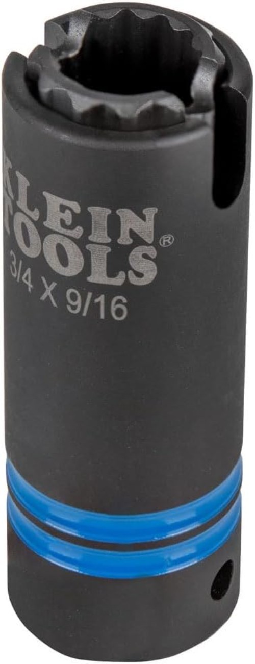 High-Torque 3-in-1 Slotted Impact Socket – 12-Point & Quick Adjustment Feature