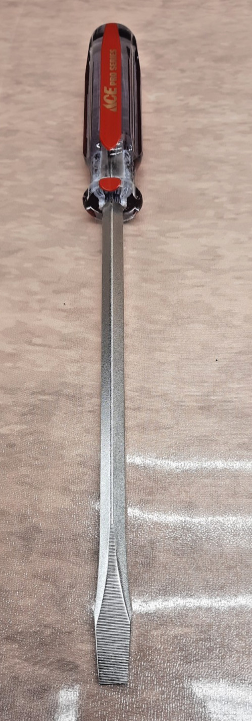 Ace Pro Series 3/8″x 8″ Slotted Screwdriver NOS