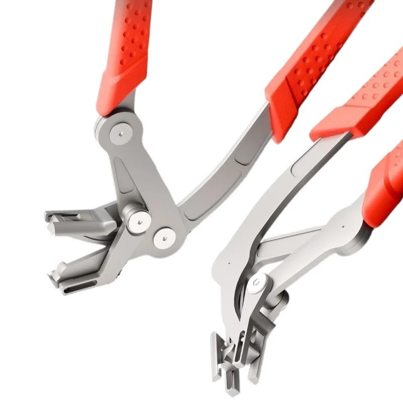 Car Clip Removal Pliers Steel Spring Loaded Fastener Remover Tool for Auto Trim