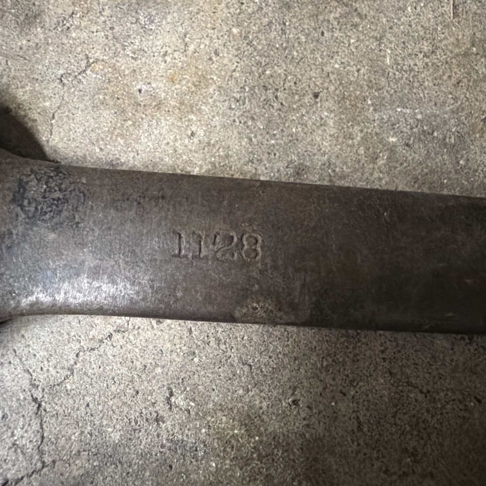 VINTAGE BILLINGS & SPENCER #1128 SAE OPEN-END WRENCH 7/16″ X 1/2″ – MADE IN USA