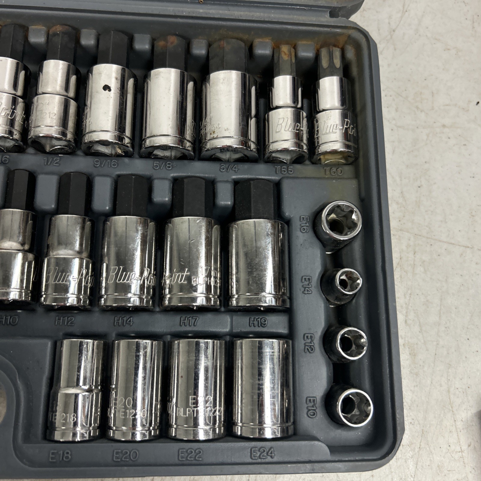 Blue-Point BLPTHC87 87 Pc Torx & Hex Bit Socket Set SAE/Metric Complete