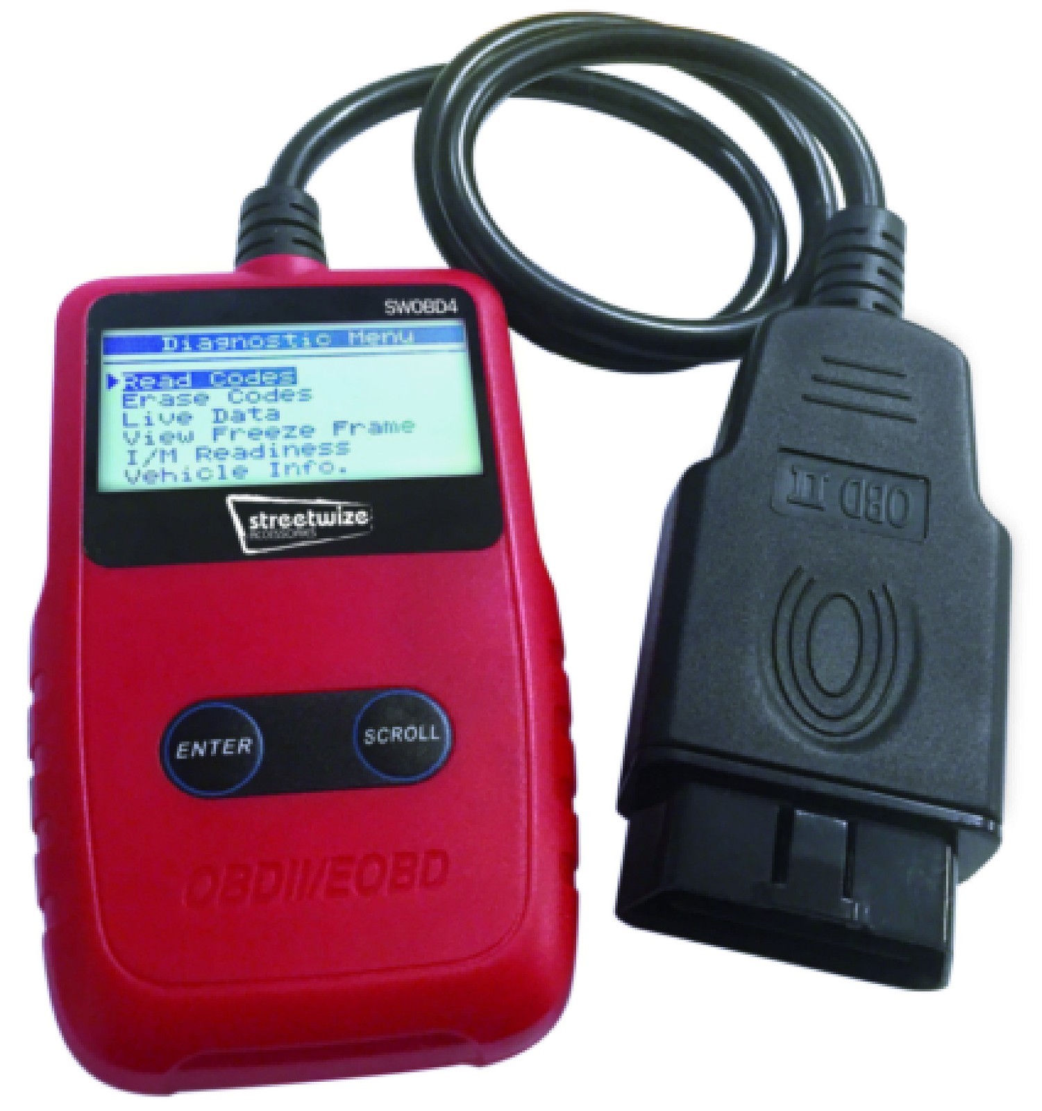 MPE OBDII Car Engine Scanner Diagnostic Fault Error Code Reader with LCD Display